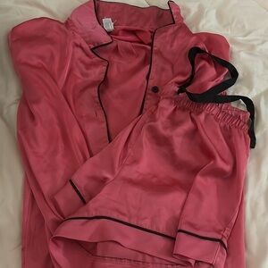 pink PJ set from target size small